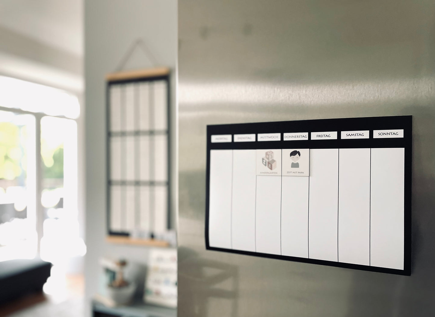 Wochenplan A4, magnethaftend und beschreibbar