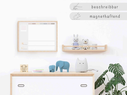 Wochenplan & Tagesablauf A3, magnethaftend und beschreibbar