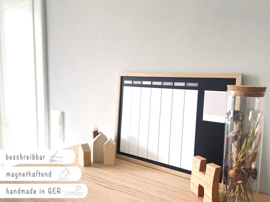 Wochenplan A3, magnethaftend und beschreibbar