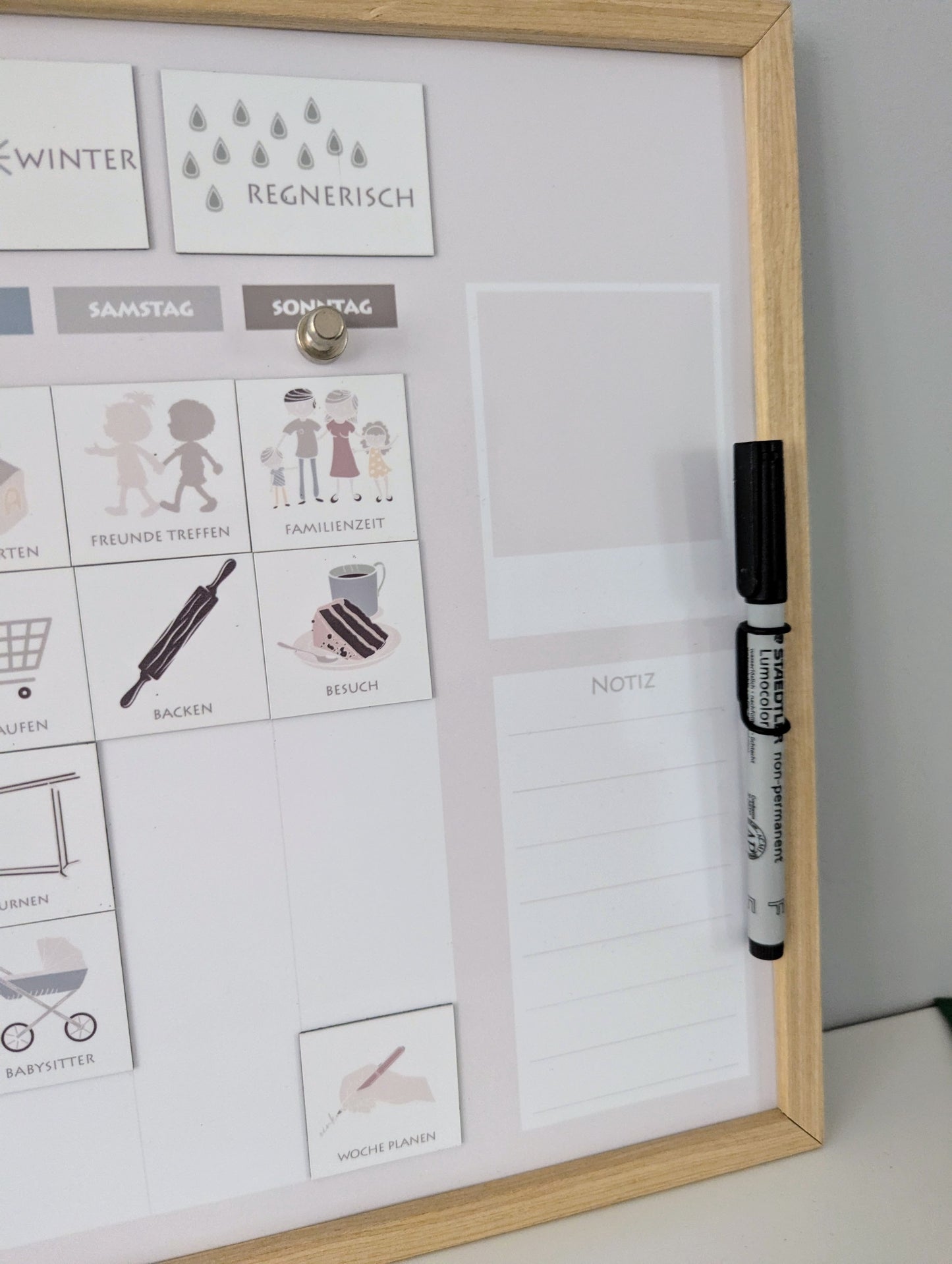 Folienstift inkl. Magnethalterung